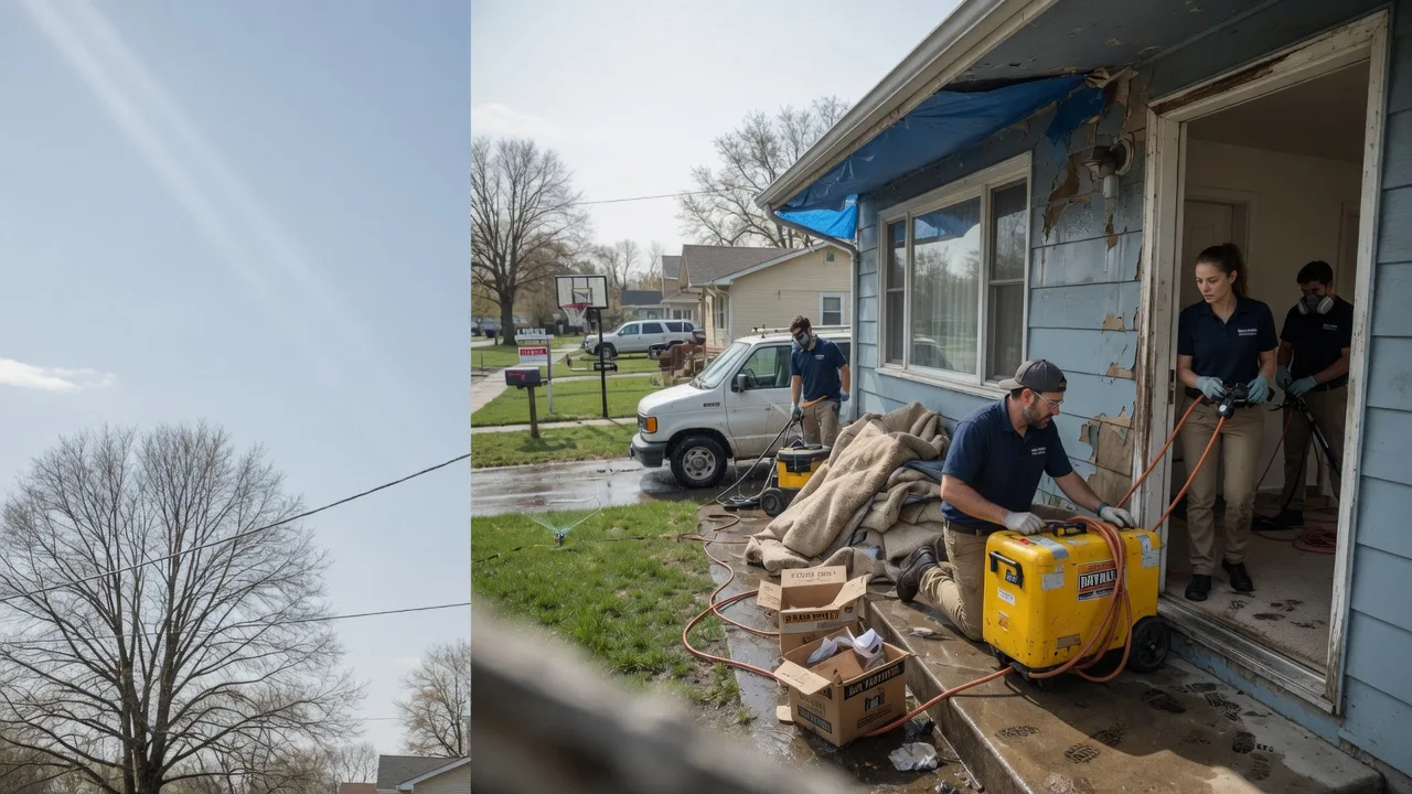 Basement Flood Cleanup in Jeffersonville, OH near me